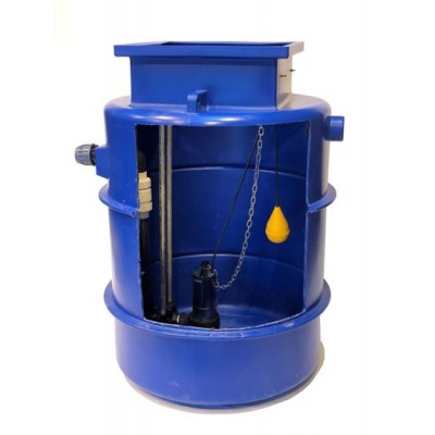 1000Ltr Single Sewage Pump Station 10m head, Ideal for houses with up to 5 Bedrooms